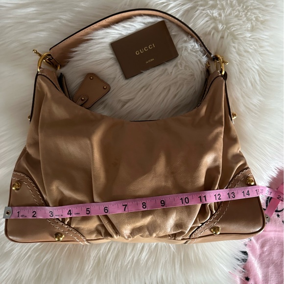 Pristine- VTG Gucci Leather Hobo Bag - Picture 8 of 14